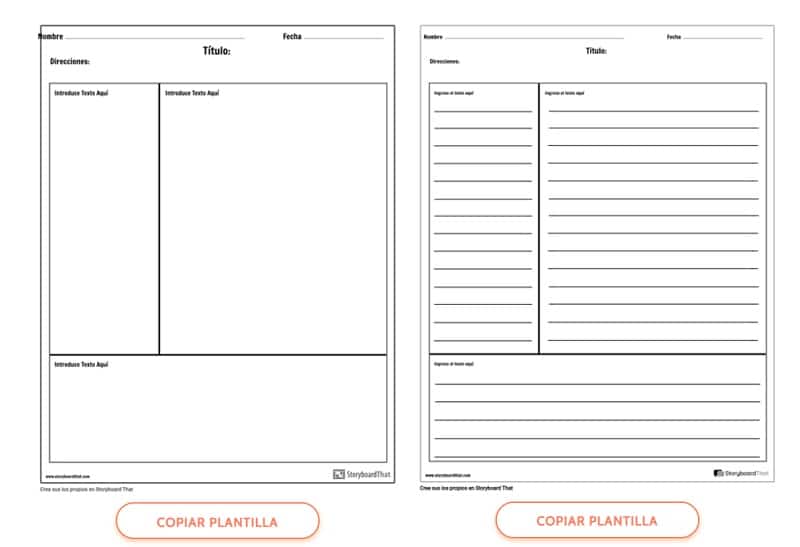 Storyboard That Hojas Método Cornell