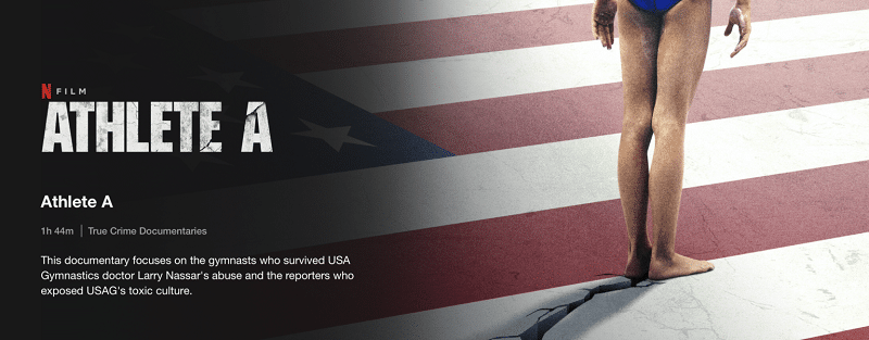 Athlete  documentales de Netflix