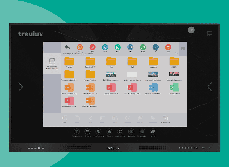 Monitores Interactivos Traulux 