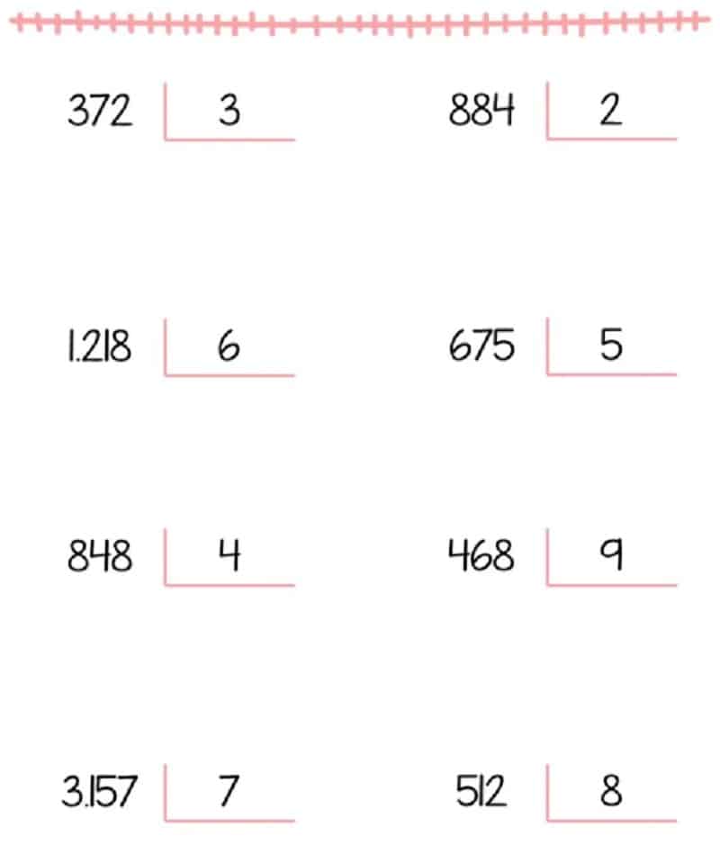 Ficha Multiplicaciones Y Divisiones