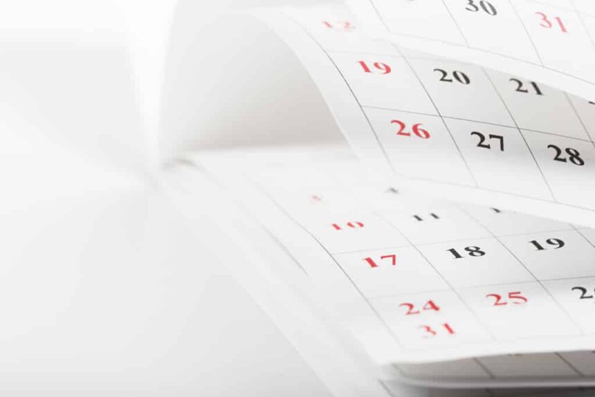 fechas clave de enero 2022