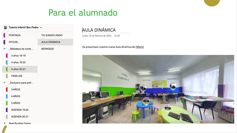 onenote para el alumnado