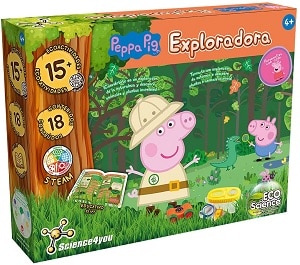 Kit explorador Peppa Pig juguetes STEAM 