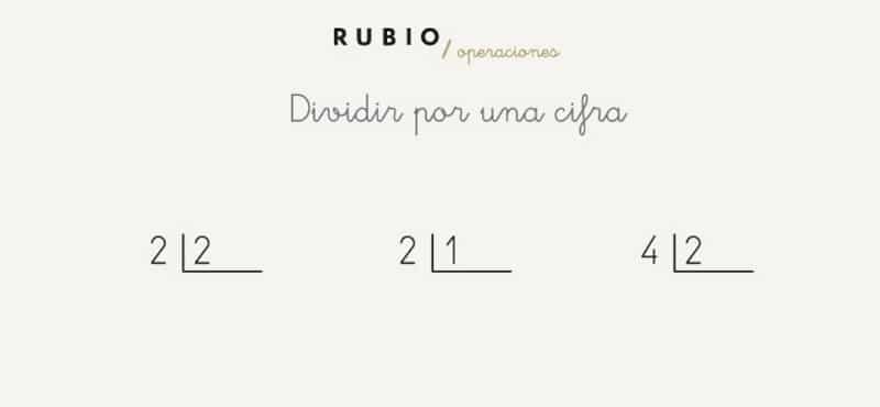 Fichas De Divisiones Rubio