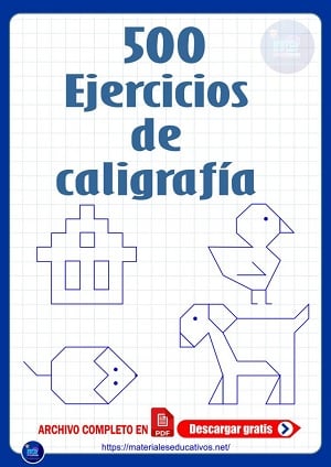 500 ejercicios de caligrafía en PDF