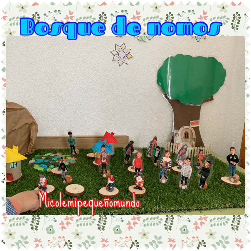 Bosque De Gnomos Con Alumnos De Infantil.