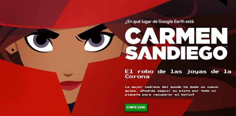 Portada Del Videojuego De Estrategia En Busca De Carmen Sandiego.