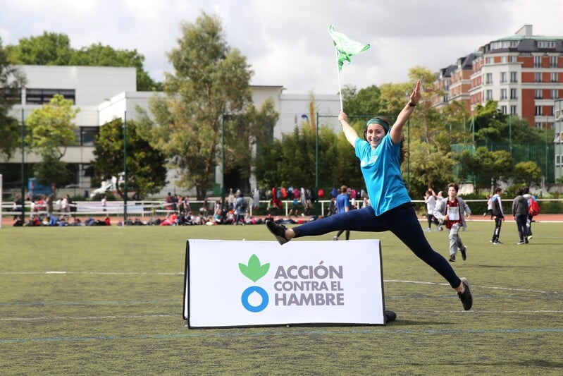 Carrera solidaria de Acción contra el Hambre.