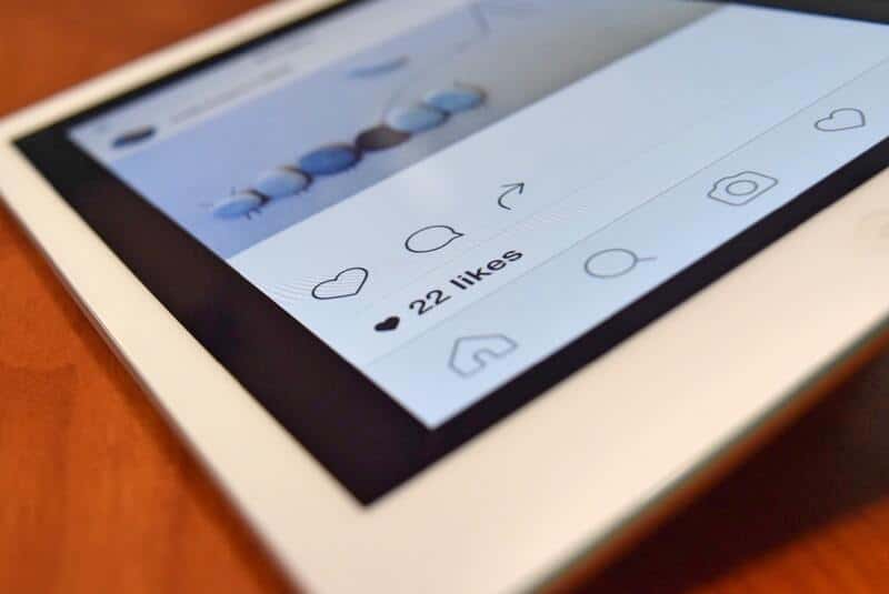 Tablet con privacidad de los menores instagram