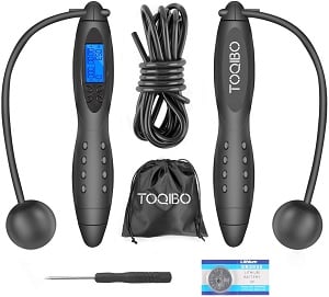 TOQIBO cuerda para saltar dispositivos para ponerse en forma 