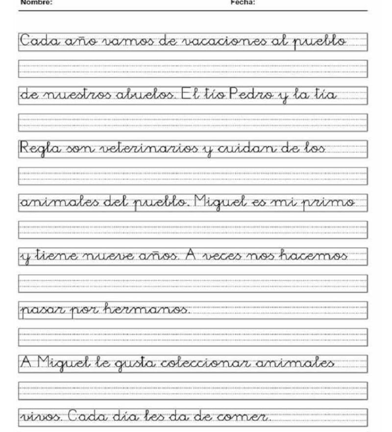 Caligrafía en PDF: 22 recursos para trabajar dentro y fuera del aula