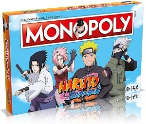 Monopoly Naruto juegos de mesa inspirados en animes 