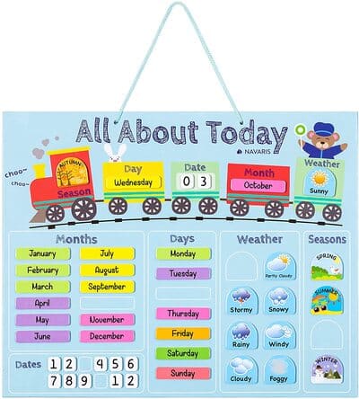 Calendario Para Niños En Inglés.