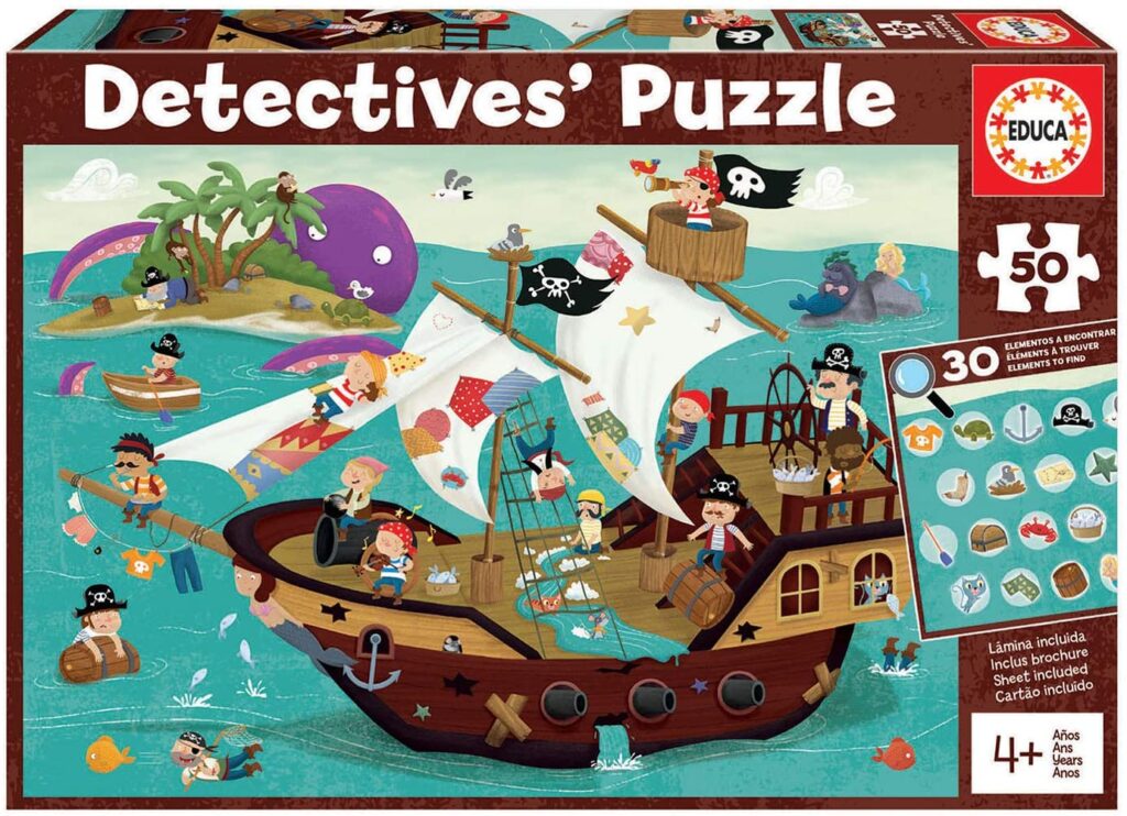 Puzle Detectives Piratas