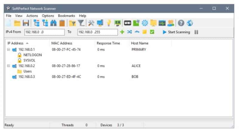 Softperfect Network Scanner Wi-Fi