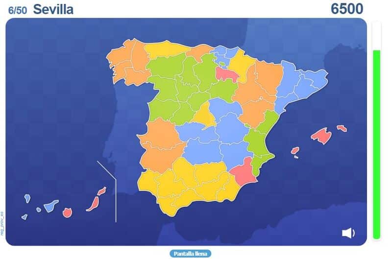 juegosgeográficos.com provincias de España