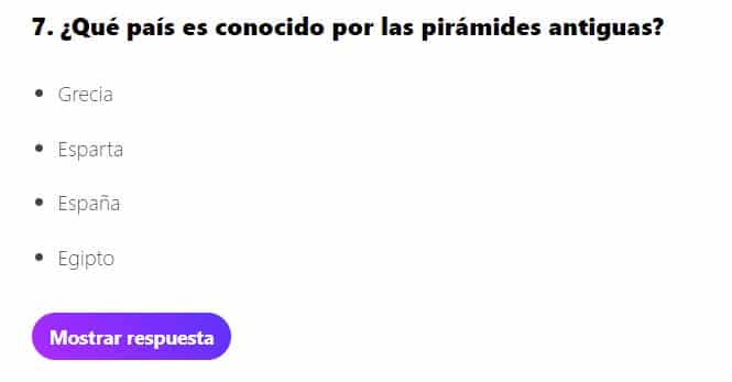 Geografía Trivia Preguntas