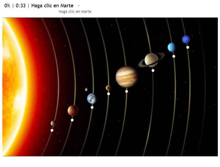 Sistema Solar Para Niños, Planetas Que Brillan En La O