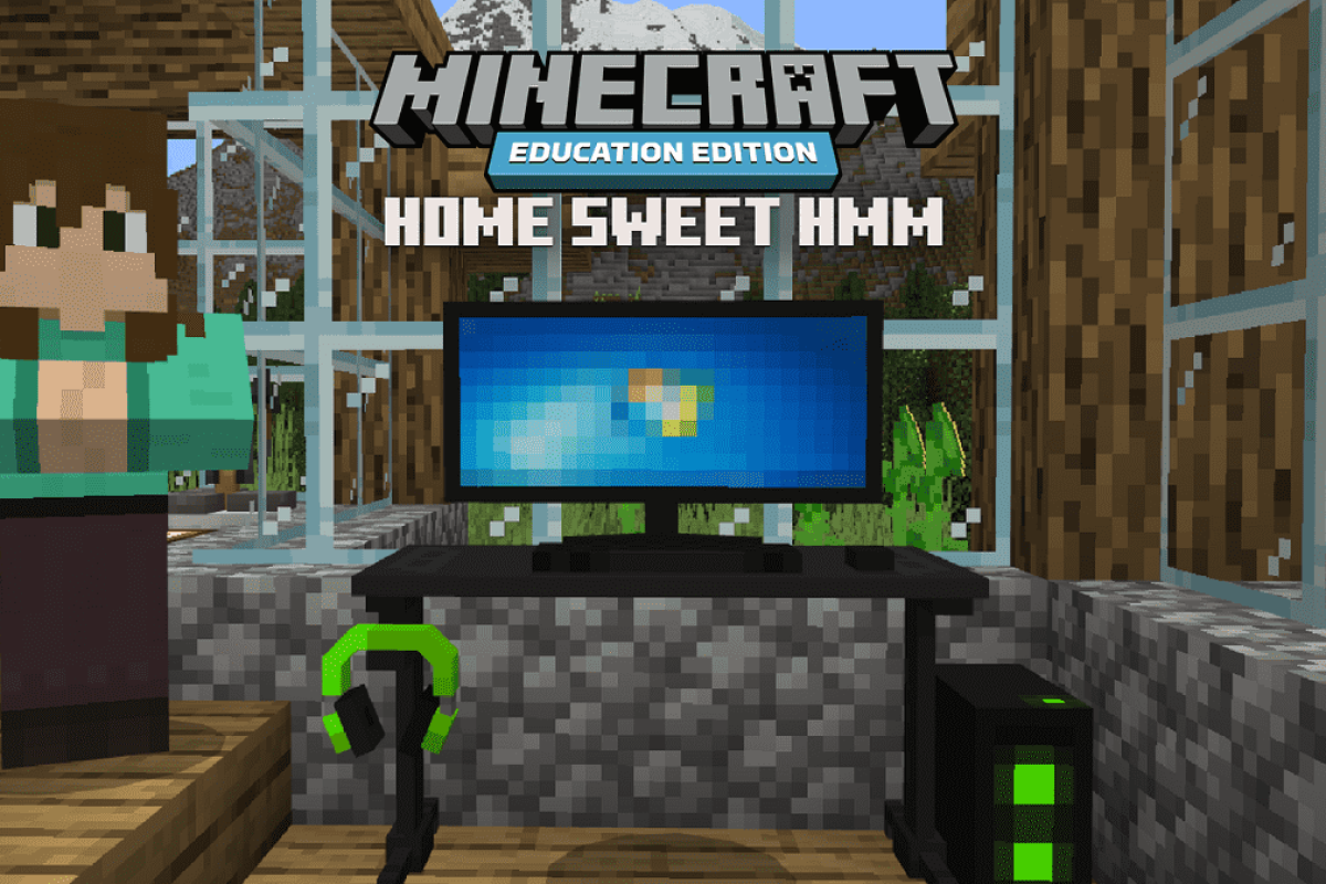 Fomenta la seguridad en línea con Minecraft: Education Edition minecraft cybersafe: home sweet hmm
