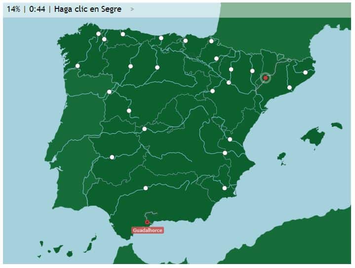 Seterra ríos de España y Europa