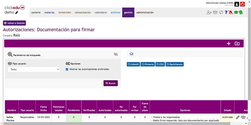 Clickedu plataforma
