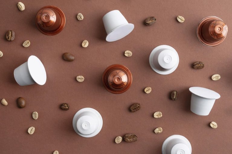 cápsulas de café usadas