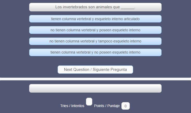 Juego de vocabulario