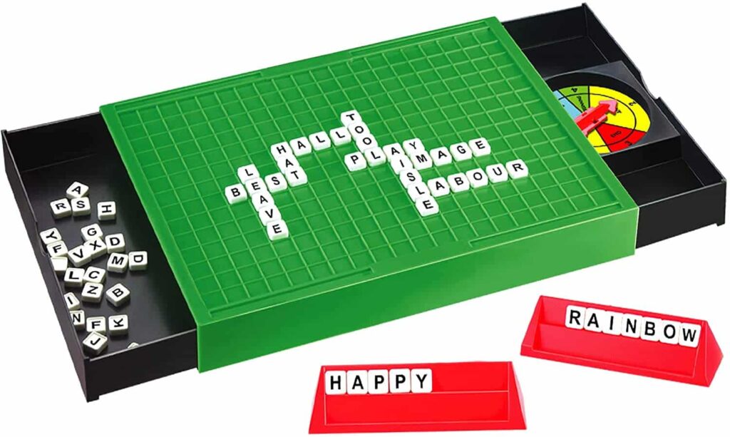 Juego de mesa de palabras cruzadas