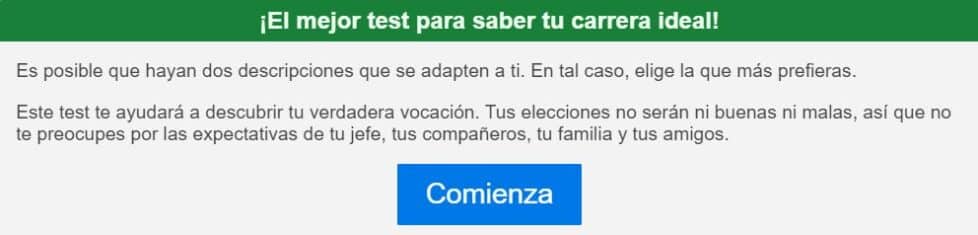 El Mejor Test Para Saber Tu Carrera Ideal