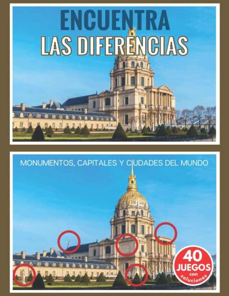Encuentra las diferencias: monumentos, capitales y ciudades del mundo