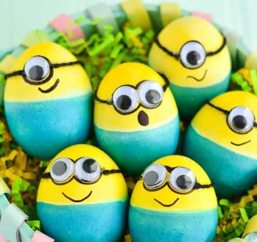 Huevos de Pascua minions