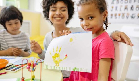 Manualidades Pintar con los dedos