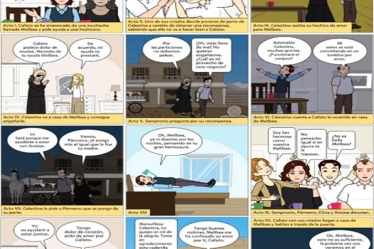 Juegos de rol, WhatsApp, tiras cómicas online… ¡Todo vale para fomentar la lectura! Tiras cómicas La Celestina