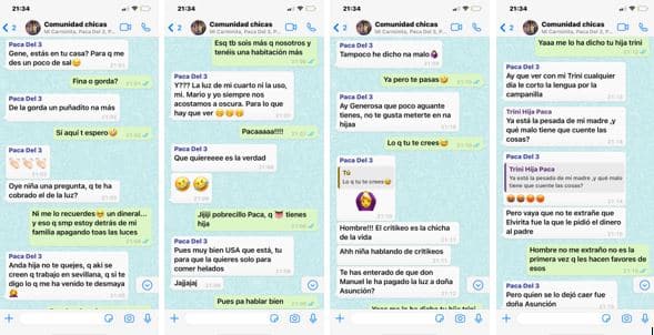 Whatsapp historia de una escalera
