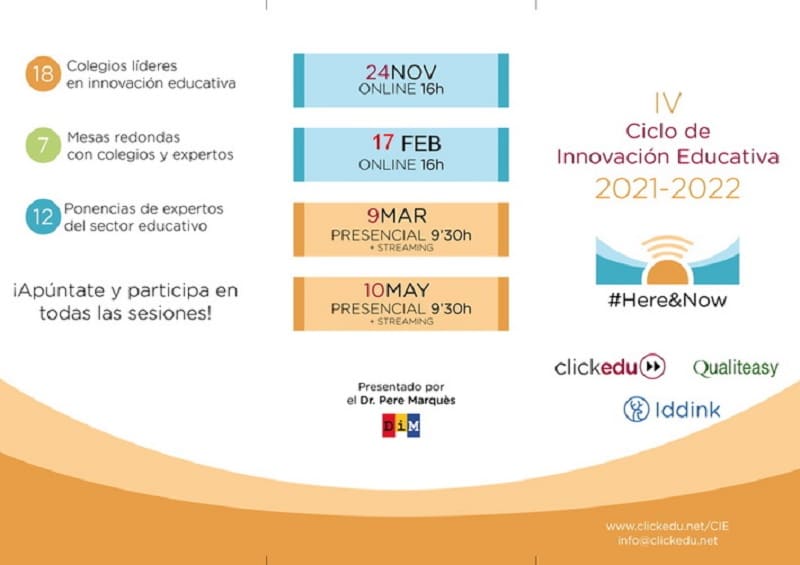 IV Ciclo de Innovación Educativa mayo 2022