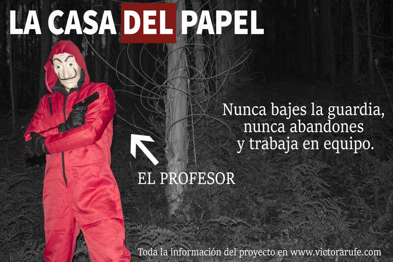 Mensaje de El Profesor de 'La Casa de Papel'