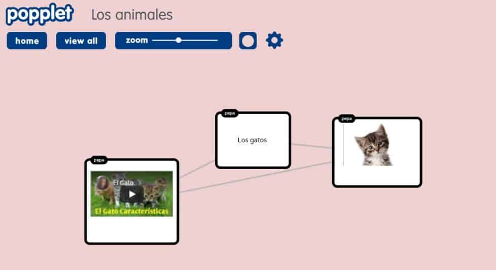Mapa conceptual Popplet