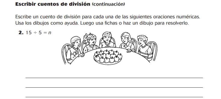 Escribir Cuentos De División