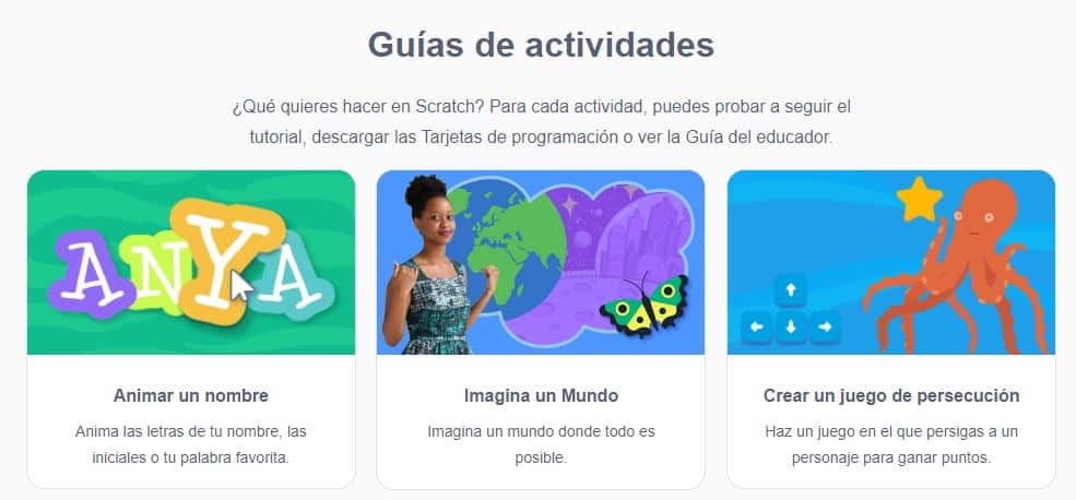 Actividades Scratch