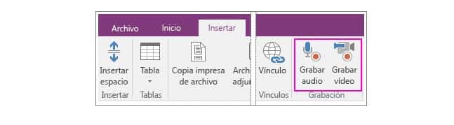 Insertar audios o videos 