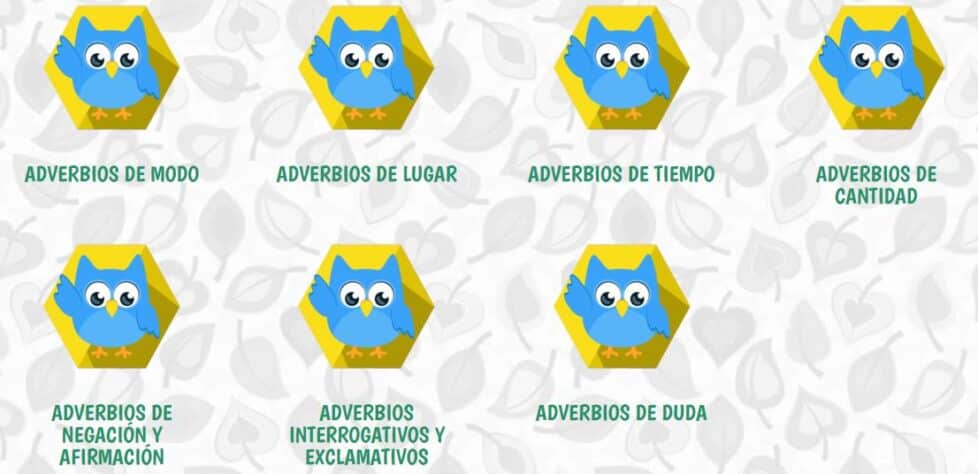 Juegos sobre adverbios para enseñar los adverbios