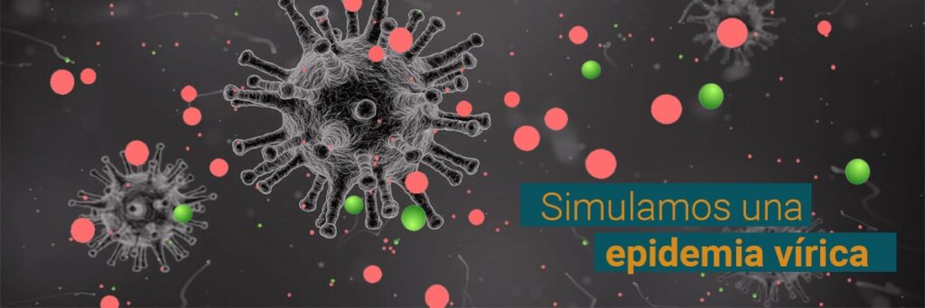 Simulación epidemia vírica