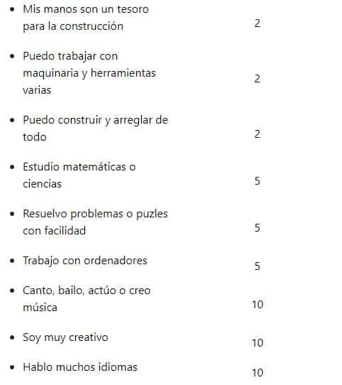 Test vocacional