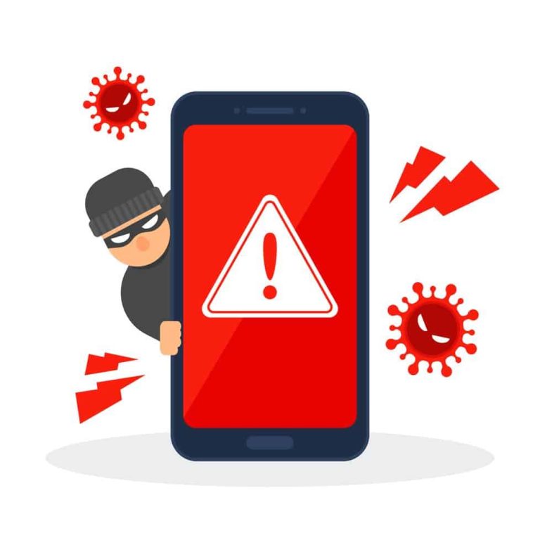 movil con virus
