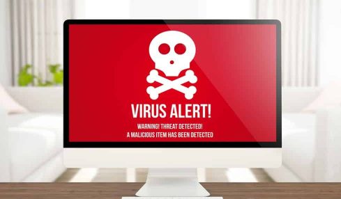 Webs con virus