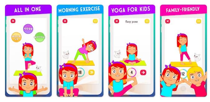 Ejercicio Para Niños Y Yoga Para Niños