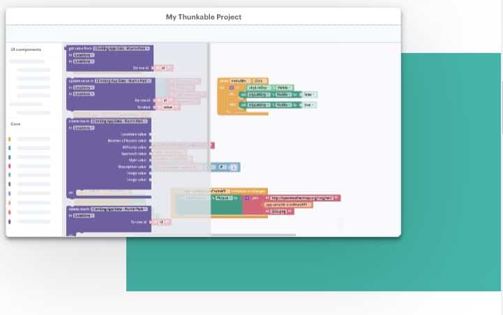 Programar con Thunkable
