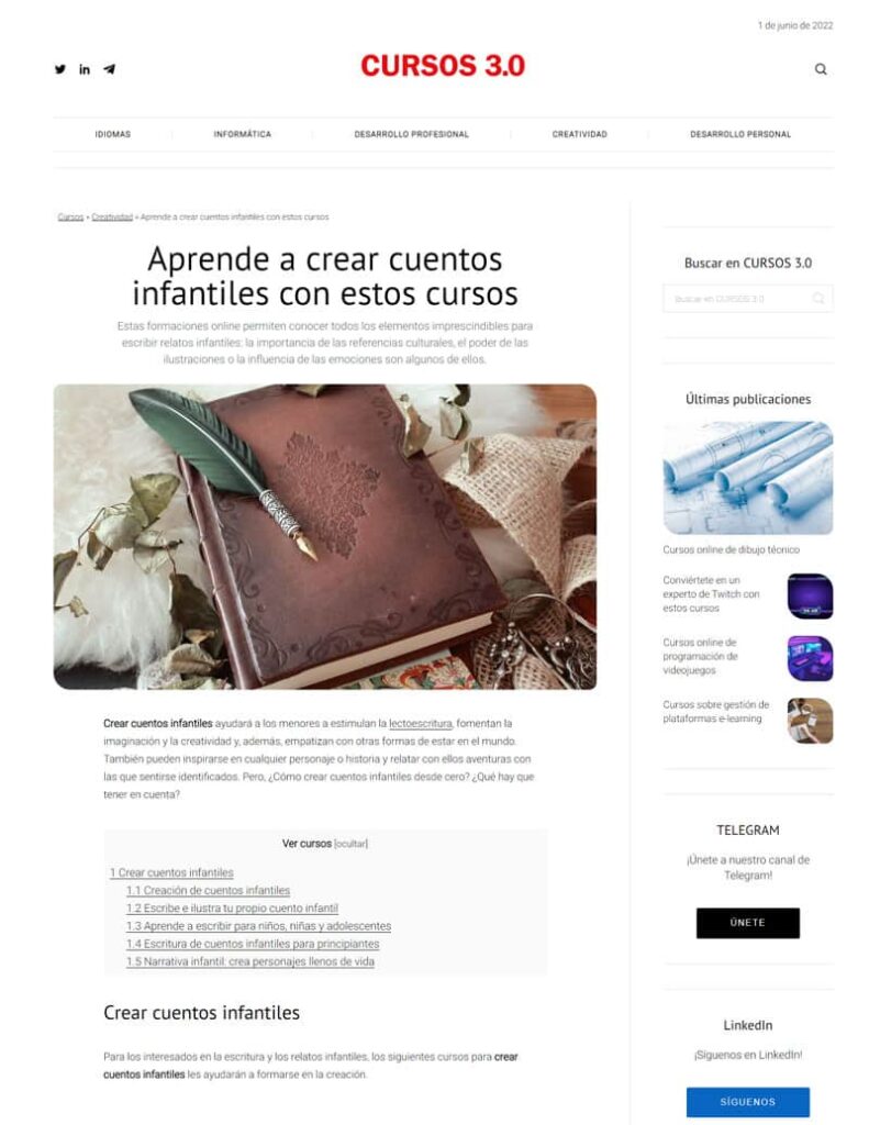 entrads cursos30