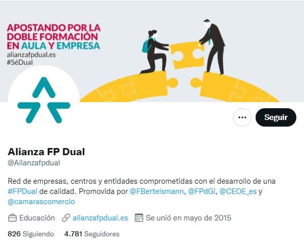 Alianza Fp Dual Formación Profesional Twitter