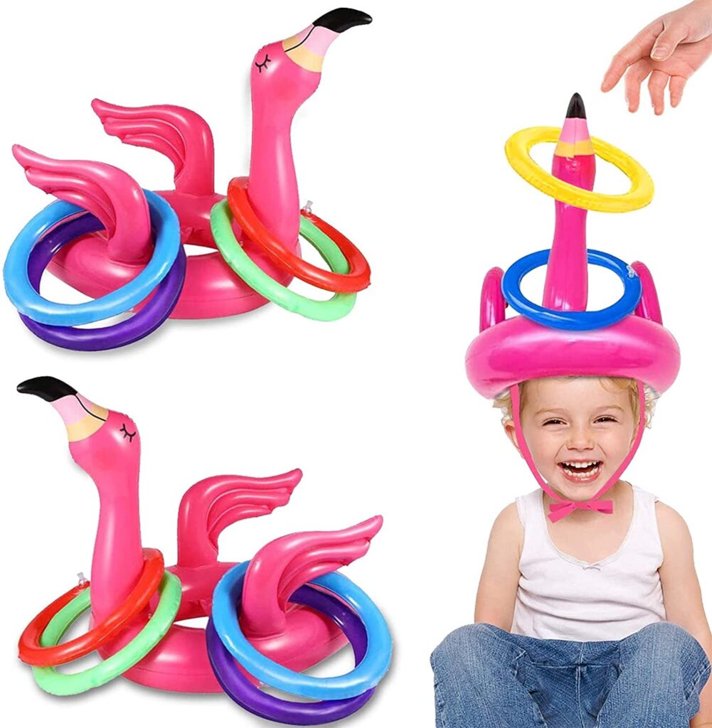 Juego inflable lanzamiento